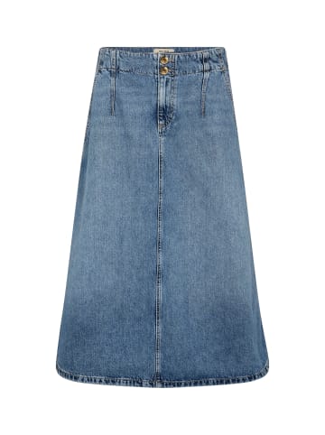 Mos Mosh MMLeala Denim Skirt in Mid Blue