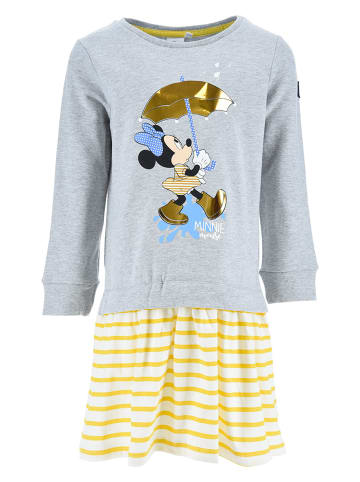 Disney Minnie Mouse Kinder langarm Kleid in Grau