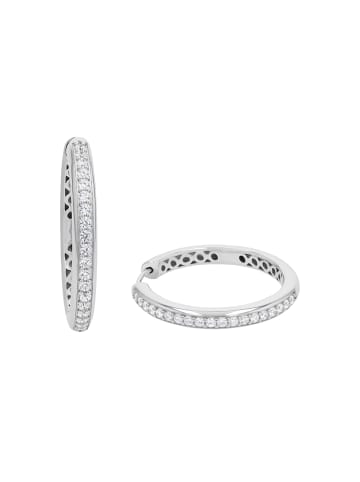 JOOP! Creolen Silber 925, rhodiniert in Silber