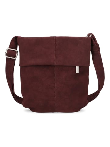 Zwei Mademoiselle.M Umhängetasche 22 cm nubuk bordeaux
