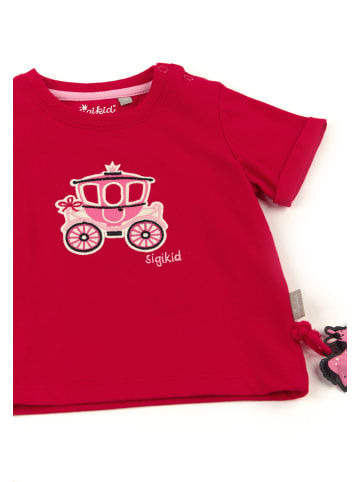 Sigikid T-Shirt Pink Horses in rot