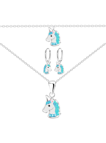 Alexander York Kinder-Schmuckset EINHORN in 925 Sterling Silber, 5-tlg.