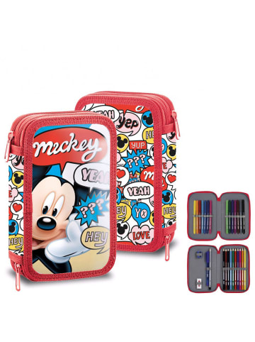 Disney Mickey Mouse Gefülltes Federmäppchen mit 2 Etagen