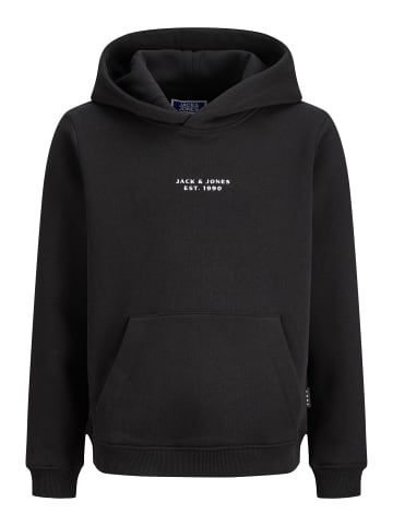 JACK & JONES Junior Kapuzenpullover in Black