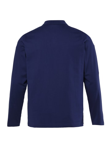Men Plus Poloshirt in nachtblau