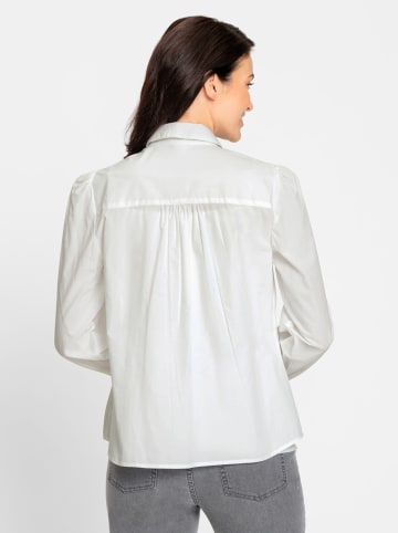 WITT WEIDEN Baumwoll-Bluse in weiß