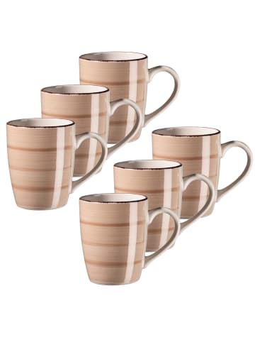 Mäser Kaffeebecher-Set, Steingut Lumaca in Beige