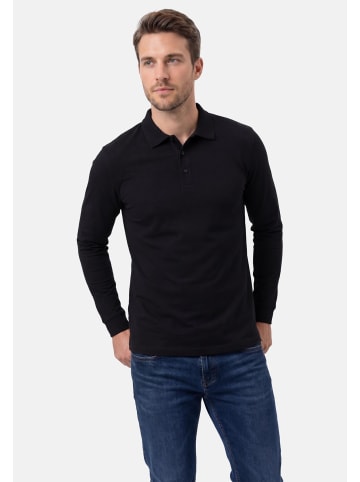 Ragman Poloshirt Basic in Schwarz / dunkelblau
