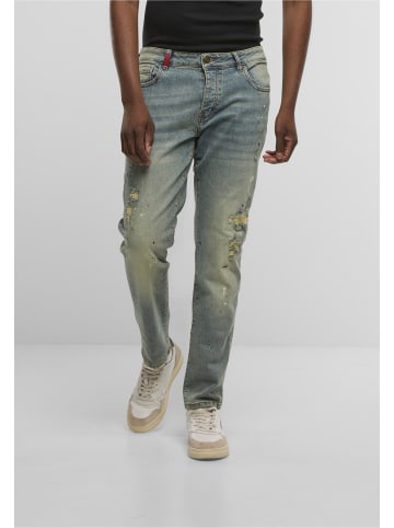 2Y Premium Slim Fit in sand blue