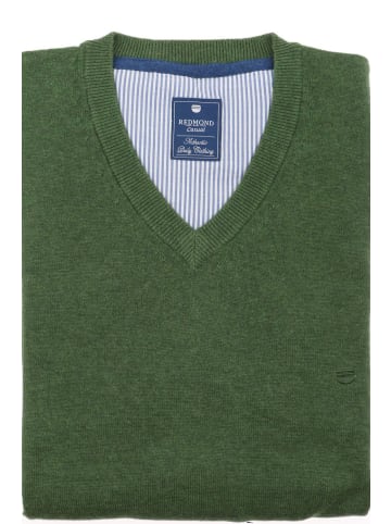 Redmond V-Ausschnitt Pullover in grün
