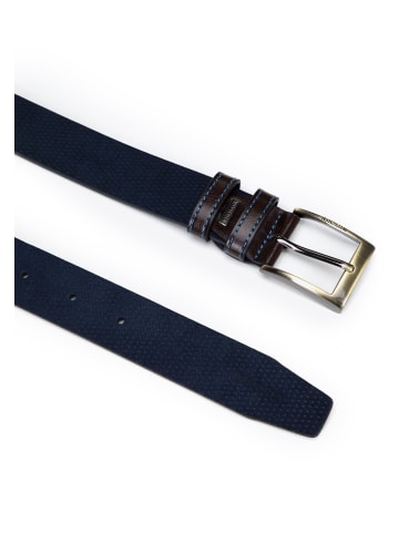 Wittchen Leather belt in Dark blue