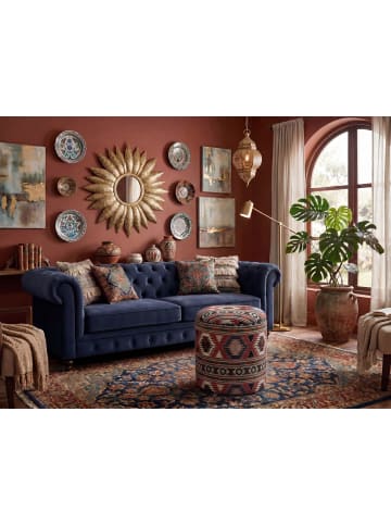 FineBuy Hocker und Sitzsäcke in Bunt / Stoff / 40x40x45