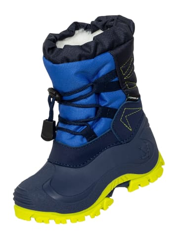 Spirale Kinder-Winterstiefel Leila gefüttert in blau