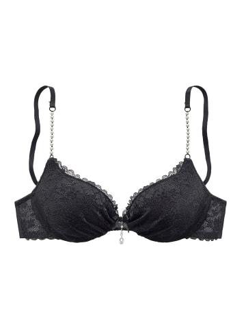 LASCANA Push-up-BH in schwarz