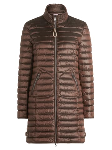 CARTOON Steppjacke mit Reißverschlusstaschen in Braun