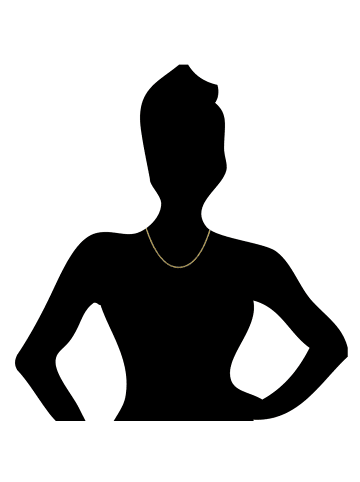 SilberDream 925 Silber vergoldet (Gelbgold 333) Damen SilberDream Halsketten Zopf  ca. 45cm