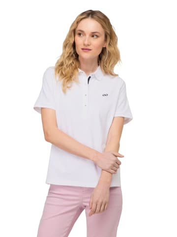 LAURASØN Poloshirt in schneeweiß