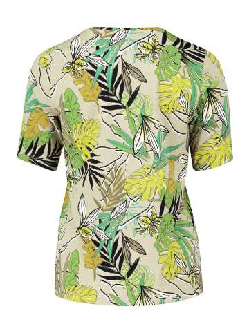 Betty Barclay Basic Shirt mit Blumenprint in Green /Khaki