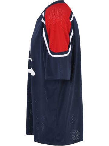 Fila T-Shirt "Lommel Oversized Mesh Tee" in Blau