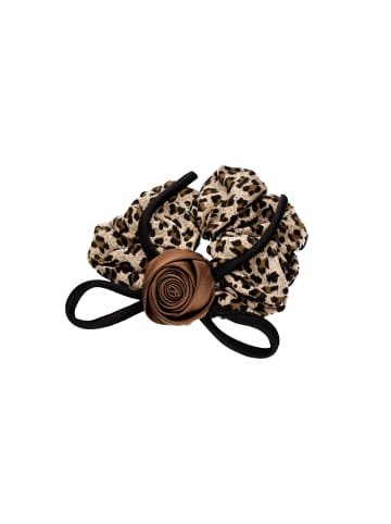 faina Women Hair Tie in Beige Leo