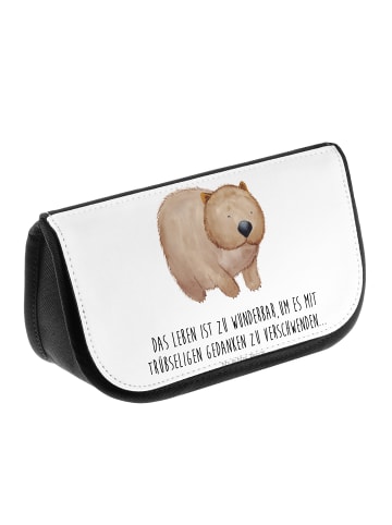 Mr. & Mrs. Panda Kulturtasche Wombat mit Spruch in Weiß