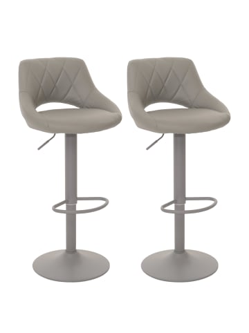 MCW 2er-Set Barhocker N64, Grau