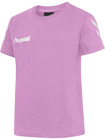 Hummel Shirt "Hmlgo Kids Cotton T-Shirt S/S" in Lila
