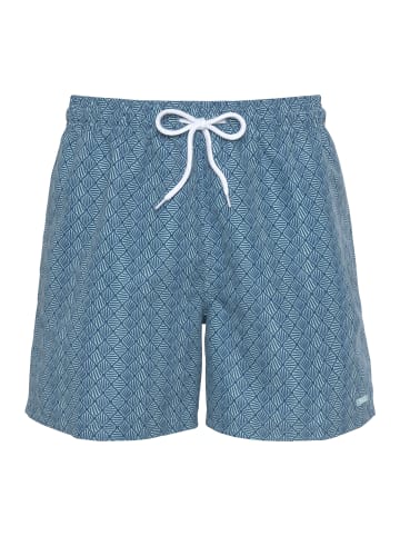 H.I.S Badeshorts in blau bedruckt