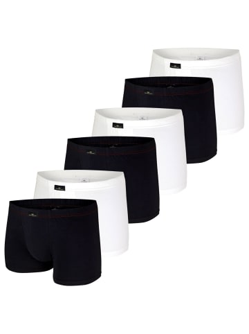 Götzburg Boxershorts 6er Pack in Schwarz und Weiß