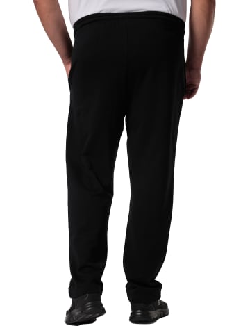Men Plus Lange Sweathose in schwarz
