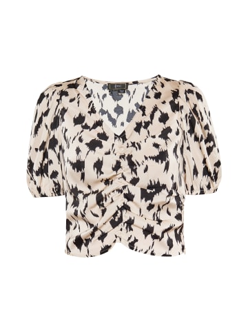 faina Damen Bluse in Beige Mehrfarbig