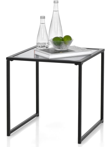 COSTWAY Gartentisch 43x43x45cm in Transparent