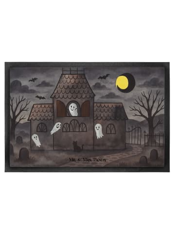 Mr. & Mrs. Panda Fussmatte Geister Villa Design ohne Spruch in Weiß
