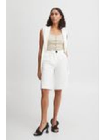 b. young BYDANTA BERMUDA SHORTS - HEAVY WOVEN Regular fit in Off White