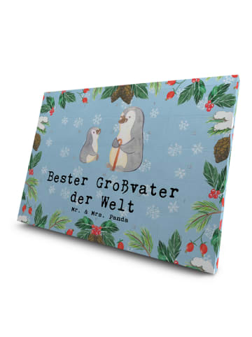 Mr. & Mrs. Panda Advents-Teekalender Pinguin Bester Großvater de... in Eisblau