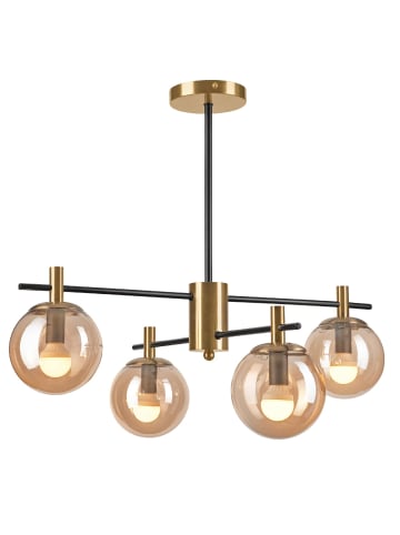 Licht-Erlebnisse Deckenlampe (B)51 x (L)61 x (H)53 cm in Gold Schwarz