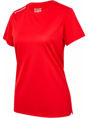 Hummel Sportshirt "Hmlrun Jersey S/S Woman" in Rot