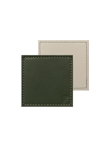 FREEFORM FREEFORM | Untersetzer, DUO, olive/elfenbein, 10 x