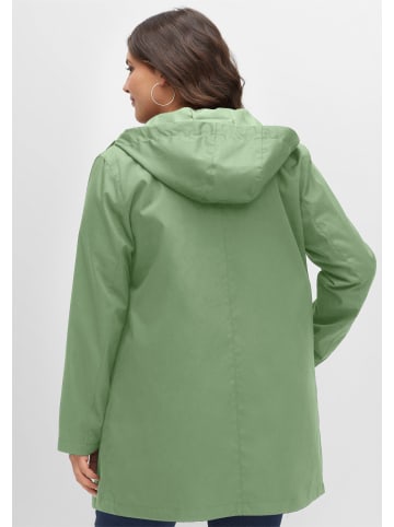 sheego Outdoorjacke in eucalyptus