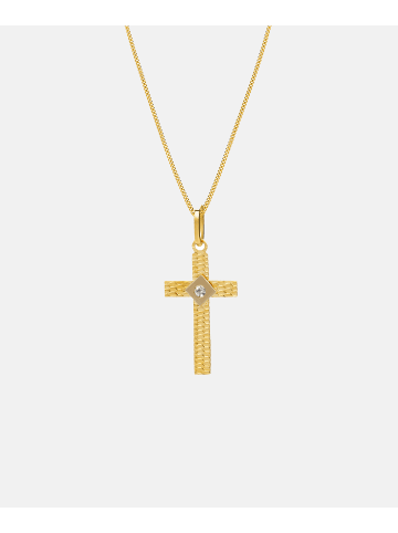 Diamant L'éternel Halskette aus 585 Gelbgold