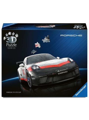Ravensburger Ravensburger Puzzle 108 Teile Bauspiel Iconics: Porsche 911 GT3 Cup in bunt