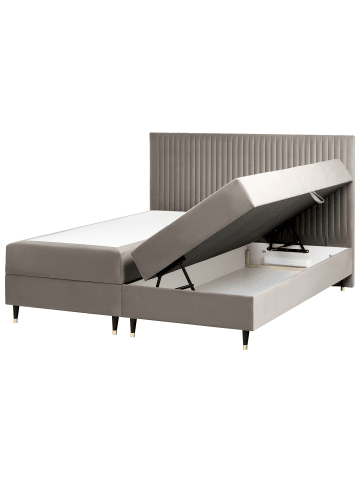 Beliani 5-tlg Doppelbett DAME in Beige
