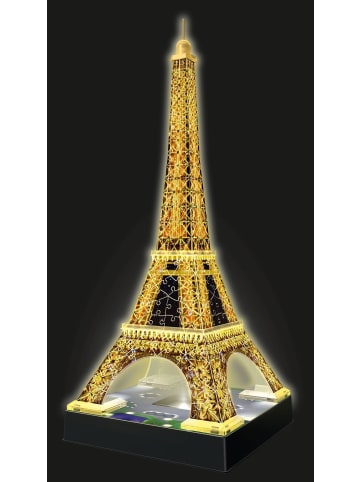 Ravensburger Eiffelturm bei Nacht. 3D-Puzzle 216 Teile | Erleben Sie Puzzeln in der 3....