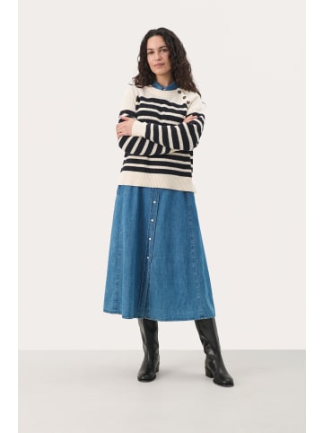 PART TWO Strickpullover RocketsPW in Navy Stripe