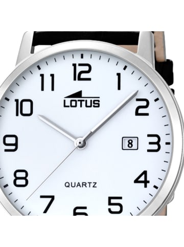 Lotus Analog-Armbanduhr Lotus Classic schwarz groß (ca. 40mm)