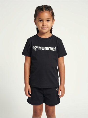 Hummel T-Shirt Hmllogo Kinder in BLACK