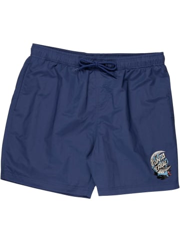 Santa Cruz Badeshort "Crescent Bone Hand Swimshort" in Blau
