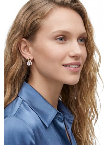 gaya Women Earrings in Rose Gold White