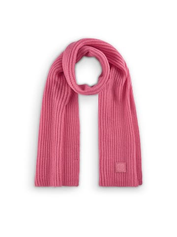 Codello Schal in weicher Wollmischung aus Rippenstrick in Pink