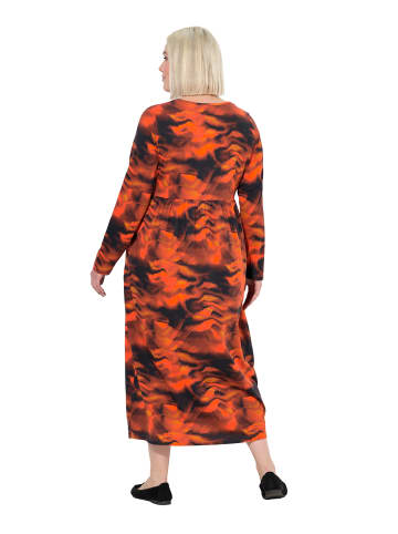 Ulla Popken Kleid in dunkel weinrot